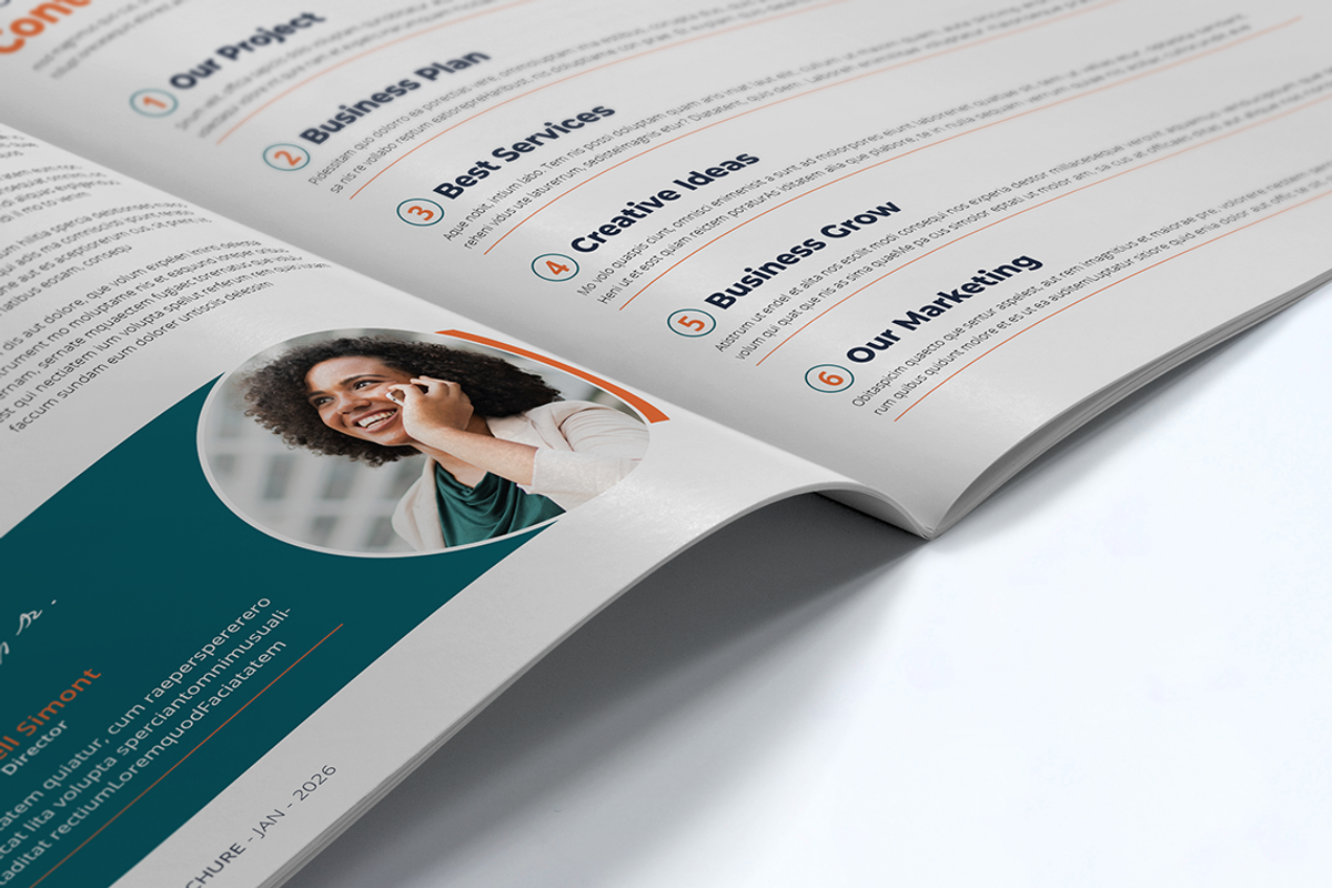 Business Brochure Template, a Brochure Template by UnicodeID