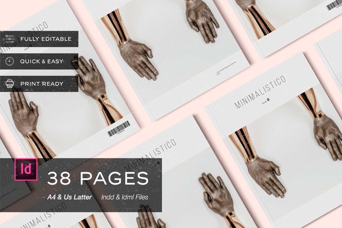 Minimal Magazine Template, a Magazine Template by n.A Studio (Photo 9 of 9)
