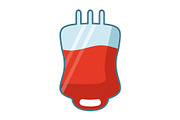 Blood Bag Vector Icon, an Icon by Pexelpy (Thumbnail 1 of 2)