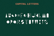 Liverpool | A Geometric Logo Font, a Sans Serif Font by Jen Wagner Co (Thumbnail 8 of 9)
