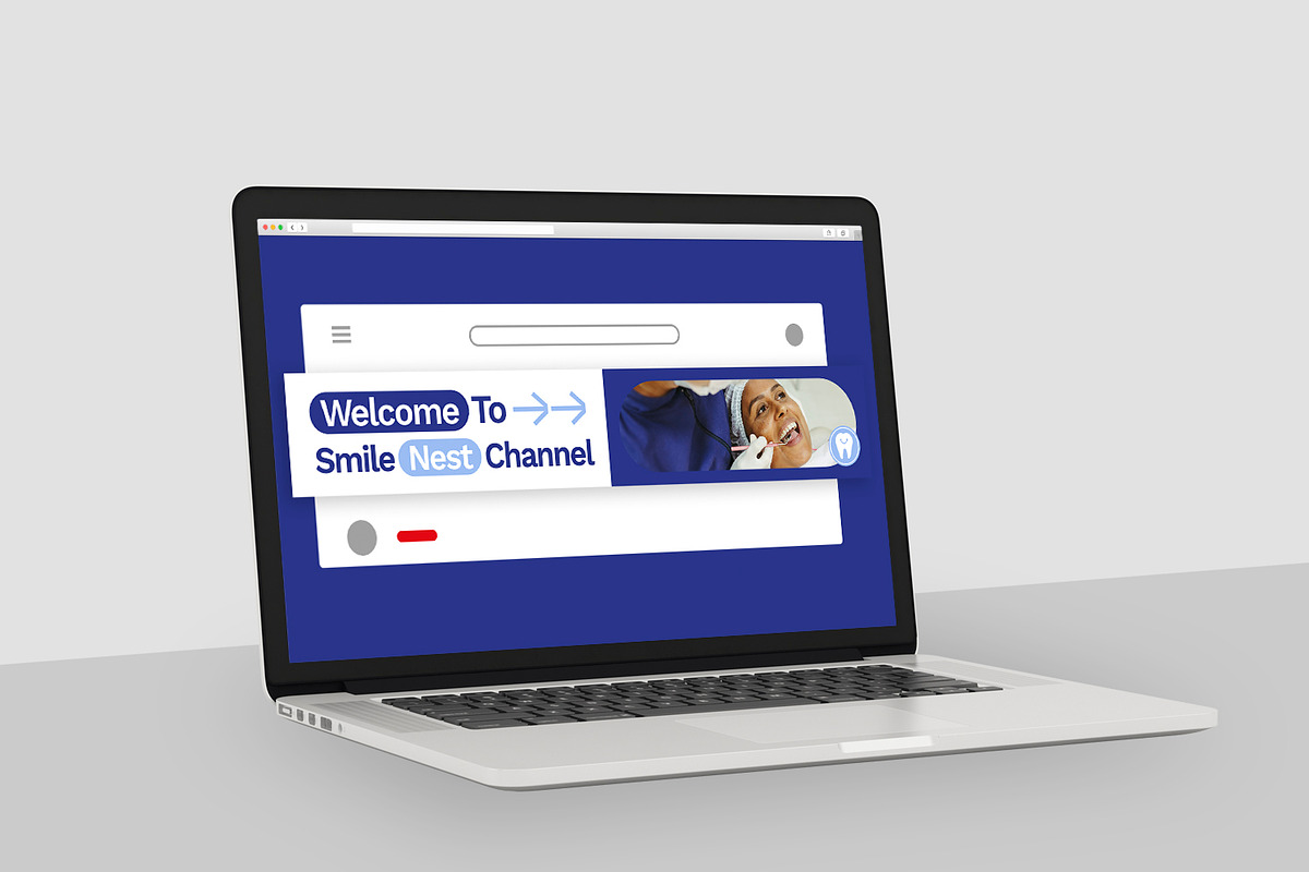 SmileNest Dental - Youtube Banner preview 3
