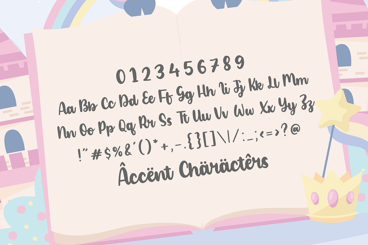 Blonde Unicorn - Handwritten Font, a Script Font by Balpirick Studio (Photo 6 of 7)