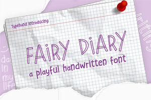 Fairy Dairy - Playful Handwritten, a Handwritten Font by Typehand Studio