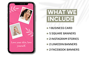 Esthetician Template Mini Bundle, a Social Media Template by Branding by Kellsey (Thumbnail 2 of 5)