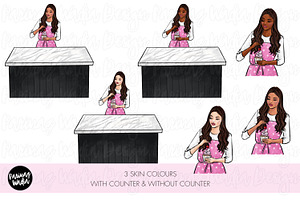 Home Baker Clipart Bundle