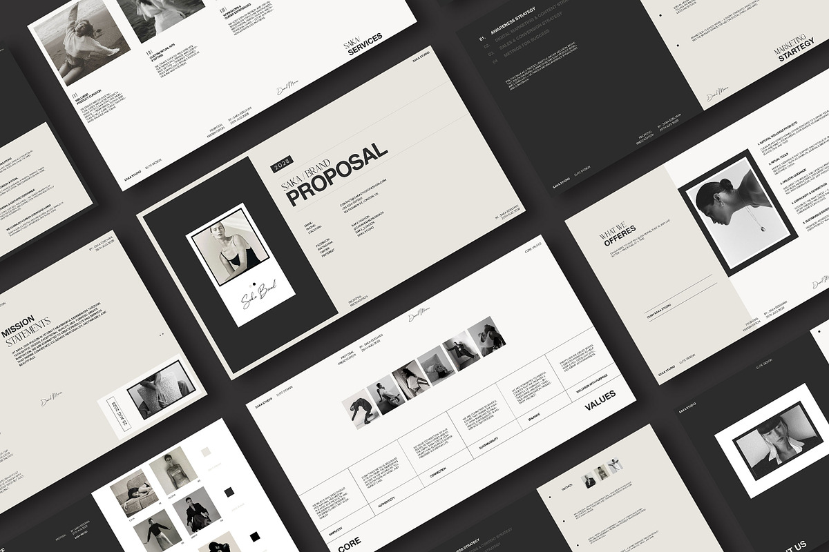 SAKA | Brand Proposal Template, a Presentation Template by Graphpexel (Photo 10 of 10)