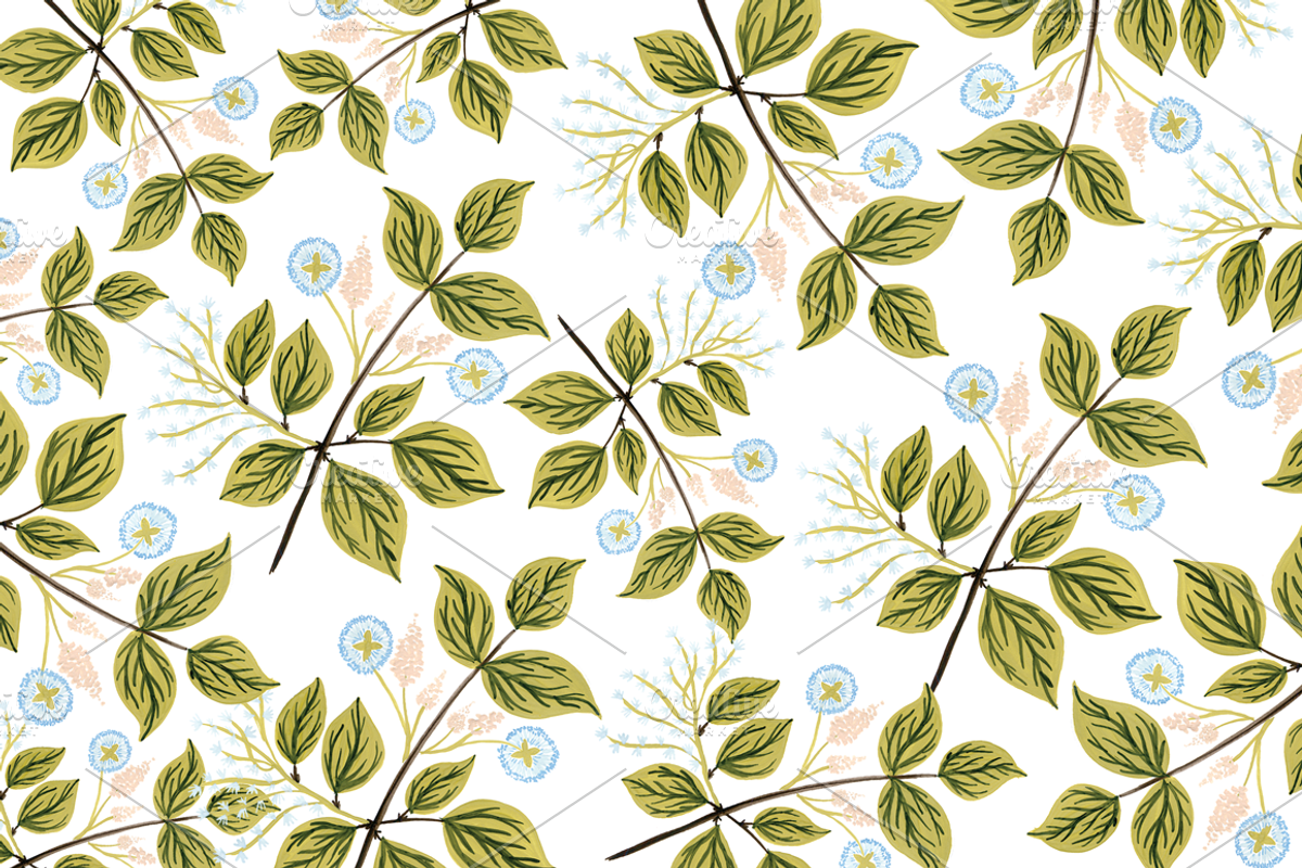 Handpainted Gouache Digital Papers, an Illustration by AnzhelikaGerman (Photo 4 of 6)