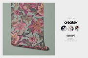 Exotic Blooms, Luxury Pattern Design, a Pattern Graphic by TSTUDIO (Thumbnail 12 of 14)