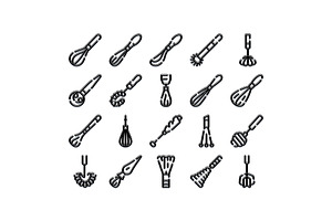 Various kitchen utensils for, an Object Graphic by pikepicture