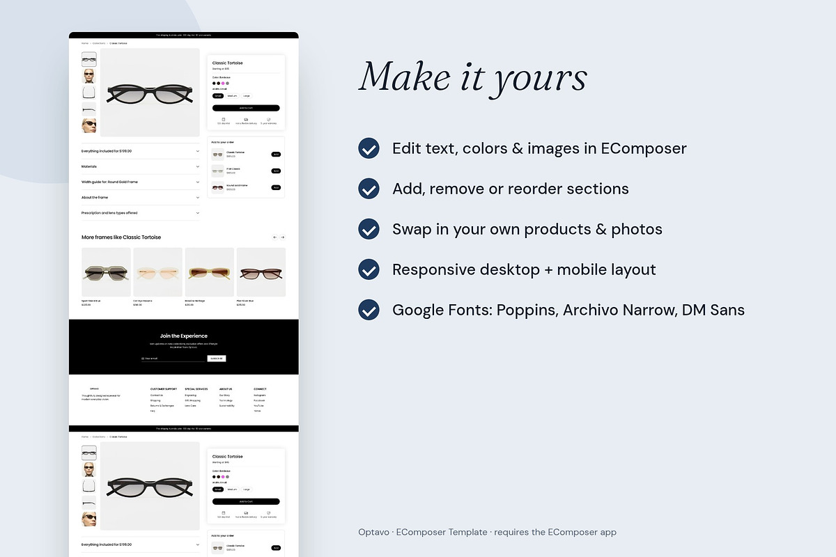 Optavo - Shopify EComposer Template, a Shopify Template by Boost Convert (Photo 4 of 11)