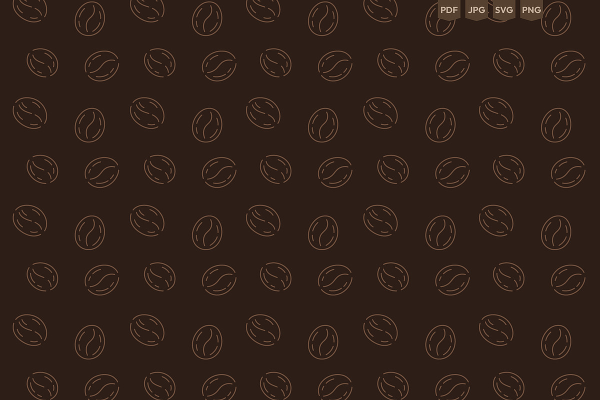 Coffee-themed Backgrounds and Icons, a Texture Illustration by Ilia Design (Photo 10 of 17)