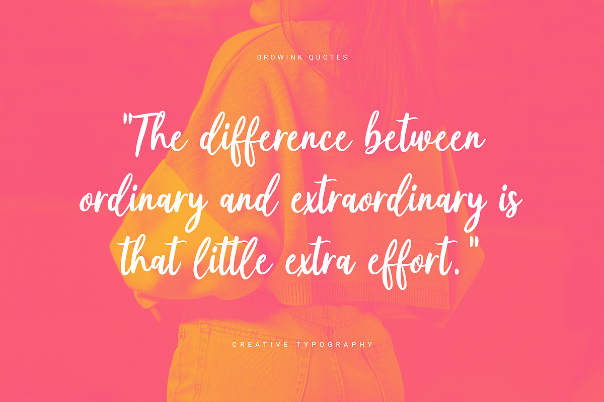 Browink, a Script Font by Gatype (Photo 11 of 15)