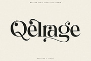 Qelrage Modern Serif Font, a Serif Font by Storytype Studio (Thumbnail 1 of 15)