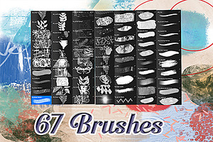 Mixed Media Procreate Brush Set2