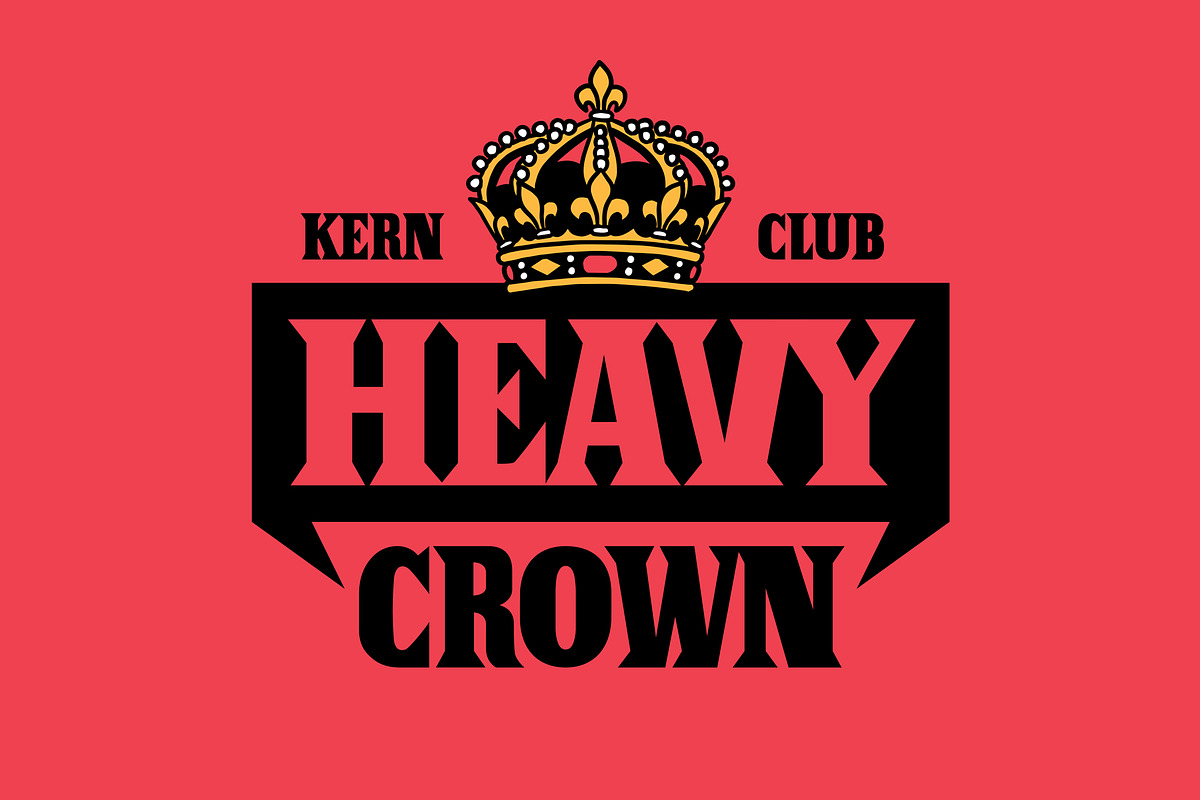 Heavy Crown Font, a Serif Font by Kern Club (Photo 2 of 8)
