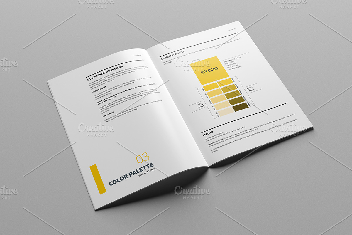 Brand Manual 32 Pages A4 / US Letter, a Brochure Template by Mastergfx (Photo 26 of 35)