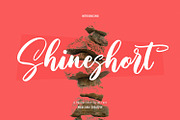 Shineshort Script Font, a Script Font by Maulana Creative (Thumbnail 1 of 8)