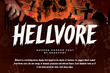 Hellvore – Modern Horror Font