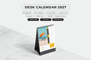 2027 Minimalist Desk Calendar, a Stationery Template by MstArtwork (Thumbnail 4 of 6)