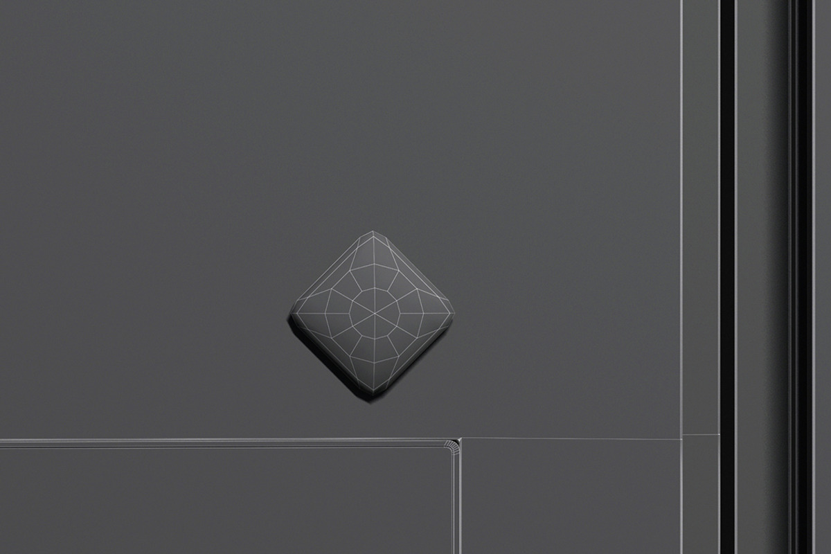 White Rhombus Fridge Magnet 3D Model, an Object 3D Model by rebrandy (Photo 7 of 9)