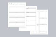 Generic Planning Pages Set V-15, a Stationery Template by shahsoft (Thumbnail 2 of 3)