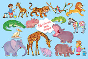 Cute African animals, an Animal Illustration by Haso (Thumbnail 7 of 11)