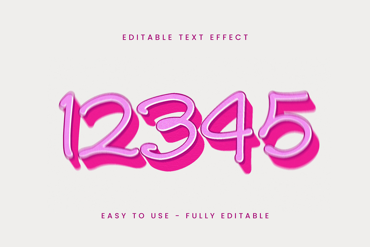 Glossy Script Shadow Text Effect preview 2