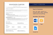 ATS professional resume template, a Resume Template by VictoriousVita (Thumbnail 2 of 7)
