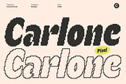 Carlone Pixel, a Sans Serif Font by Craft Supply Co. (Thumbnail 1 of 8)