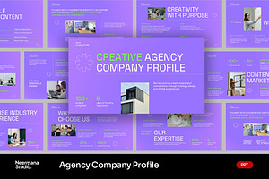 Creative Agency Company Profile PPT, a Presentation Template by Neermana