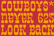 El Balaso - Serif Western Font, a Slab Serif Font by Marvadesign (Thumbnail 7 of 10)