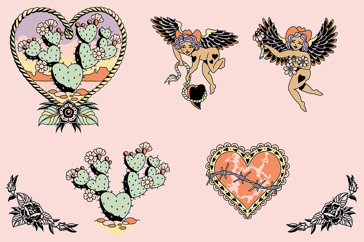 Western Lovers • Illustration suite, an Illustration by Pony Gold Studio (Photo 6 of 8)