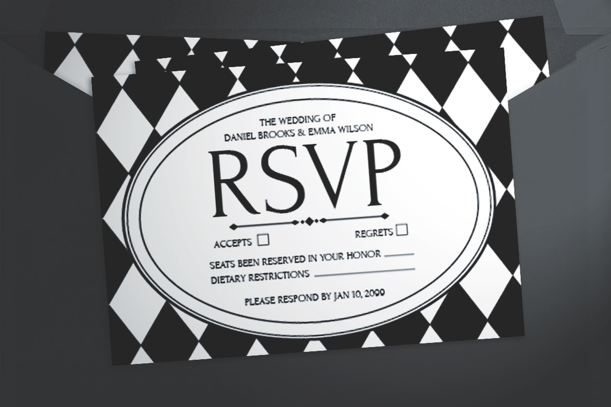 Vintage Wedding Invitation Suite, an Invitation Template by The Good Store (Photo 3 of 4)