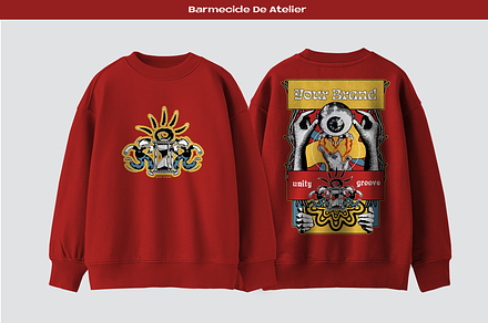 Sweatshirt Mockup, an Apparel Mockup by Barmecide Mockup Studio
