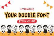 Your Doodle Font - Cute Font, a Sans Serif Font by tokokoo (Thumbnail 4 of 11)