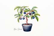 Realistic Tree in Pot Clipart, a Decorative Illustration by New-School-Wave (Thumbnail 2 of 5)