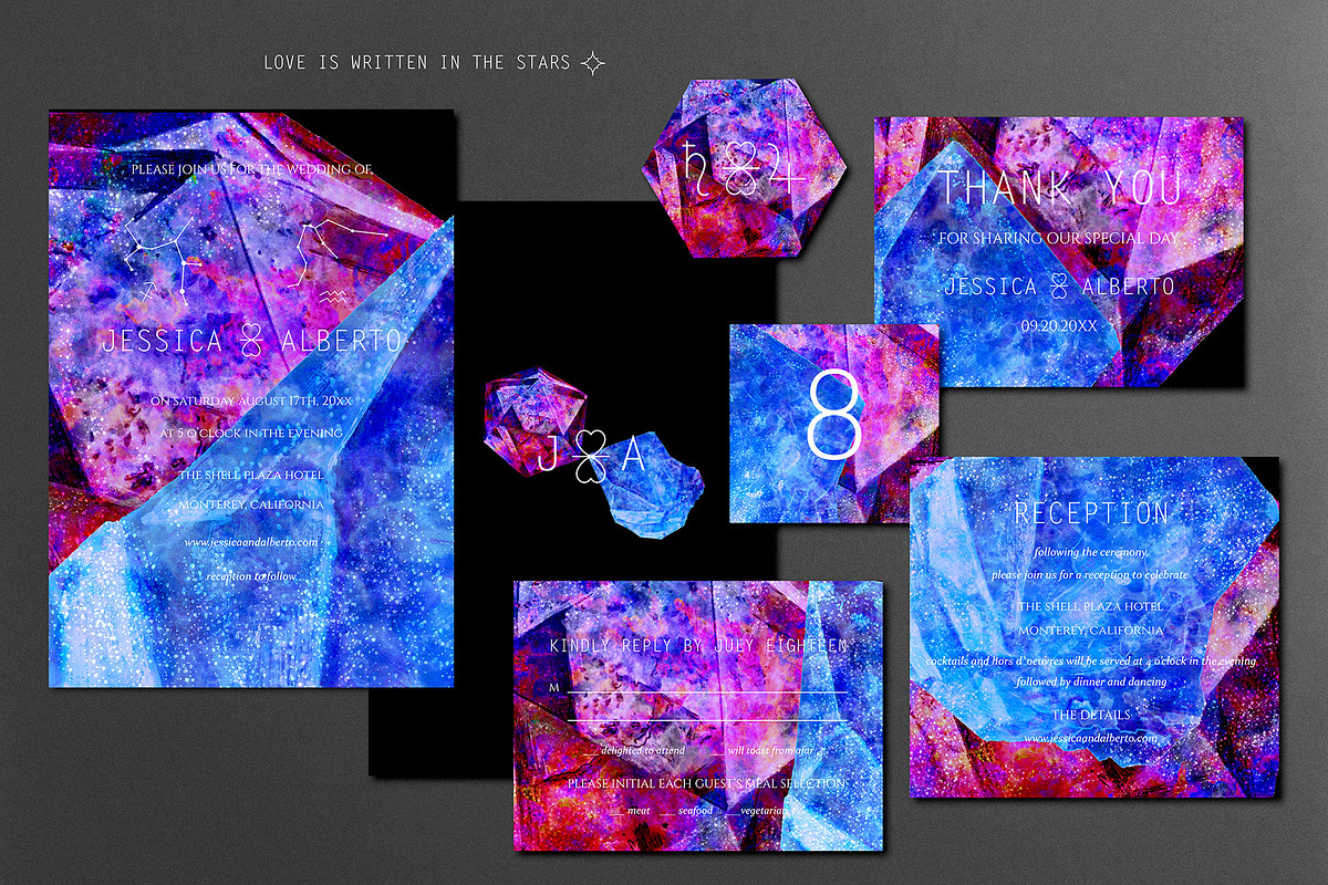 Minerals and space. Astrology set, an Object Graphic by white angel arts (Photo 3 of 20)