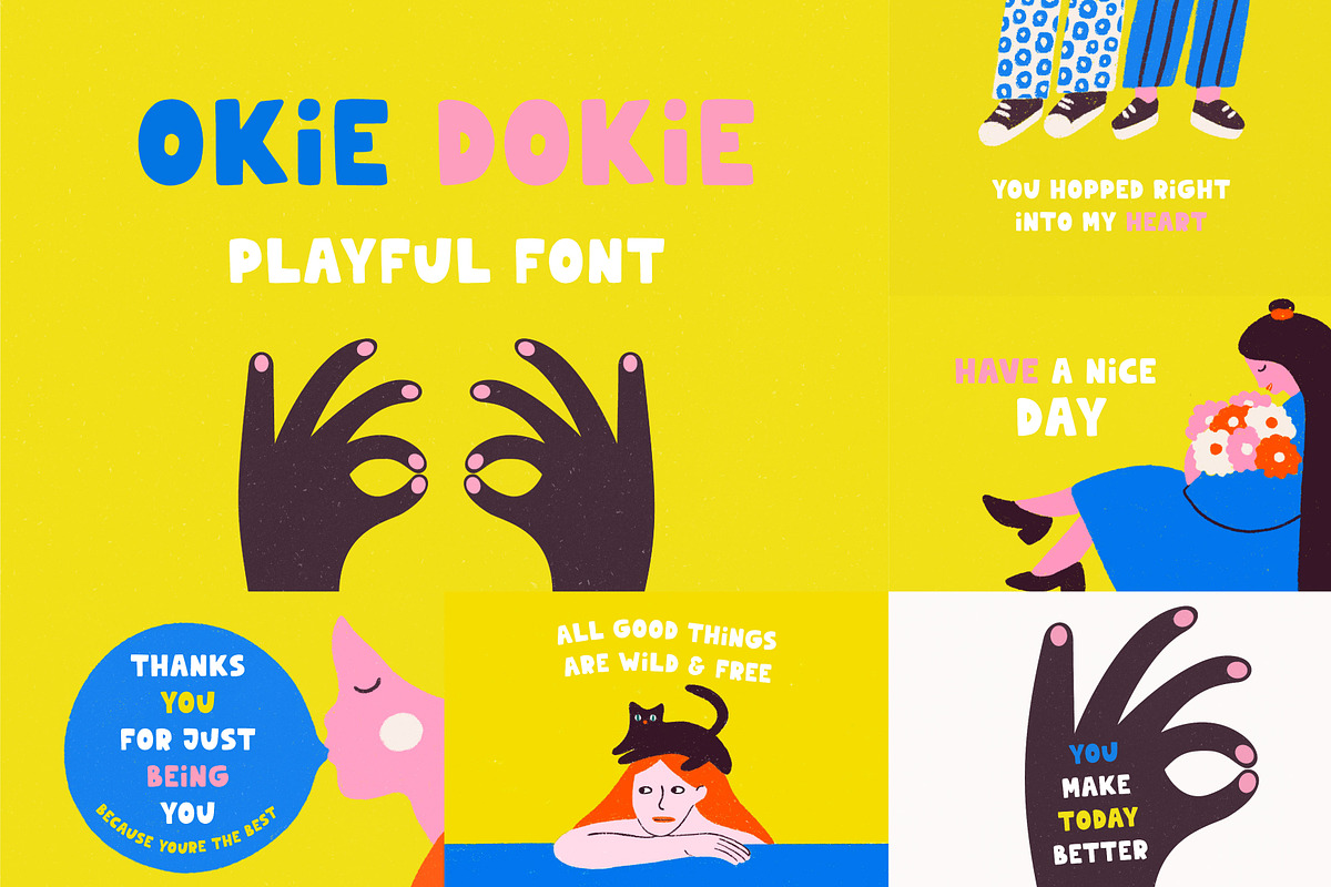 Cute Font BUNDLE | Part 2, a Handwritten Font by JuliaVolkova (Photo 4 of 13)