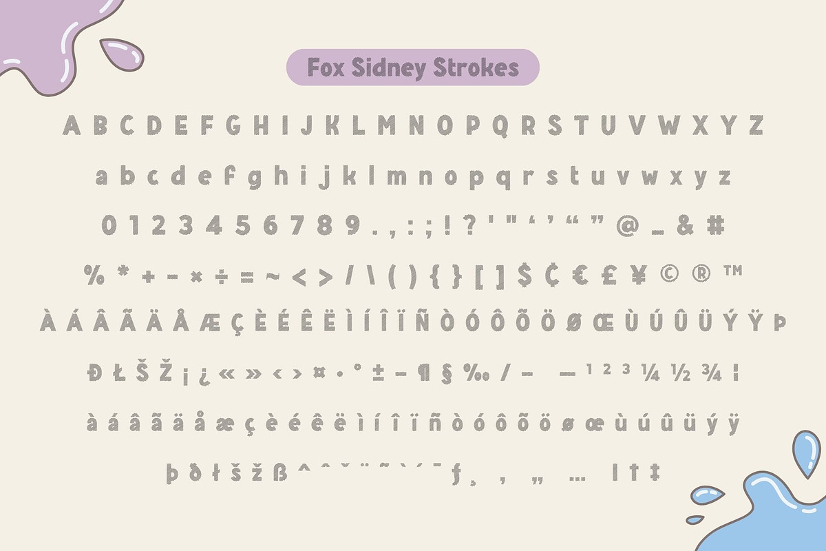 Fox Sidney : 4 Font Style, a Handwritten Font by Fox7 By Rattana (Photo 10 of 13)