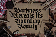 Bladge a Modern Blackletter Font, a Blackletter Font by Blankids Studio (Thumbnail 7 of 12)