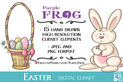 EASTER - Digital Clipart, an Illustration by Purple Frog (Thumbnail 2 of 3)