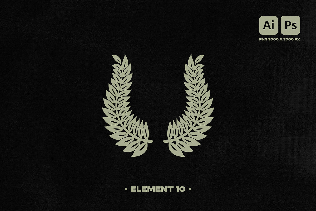 STREETWEAR HERALDIC GRAPHIC SET, an Object Graphic by BonkiStudio (Photo 11 of 11)