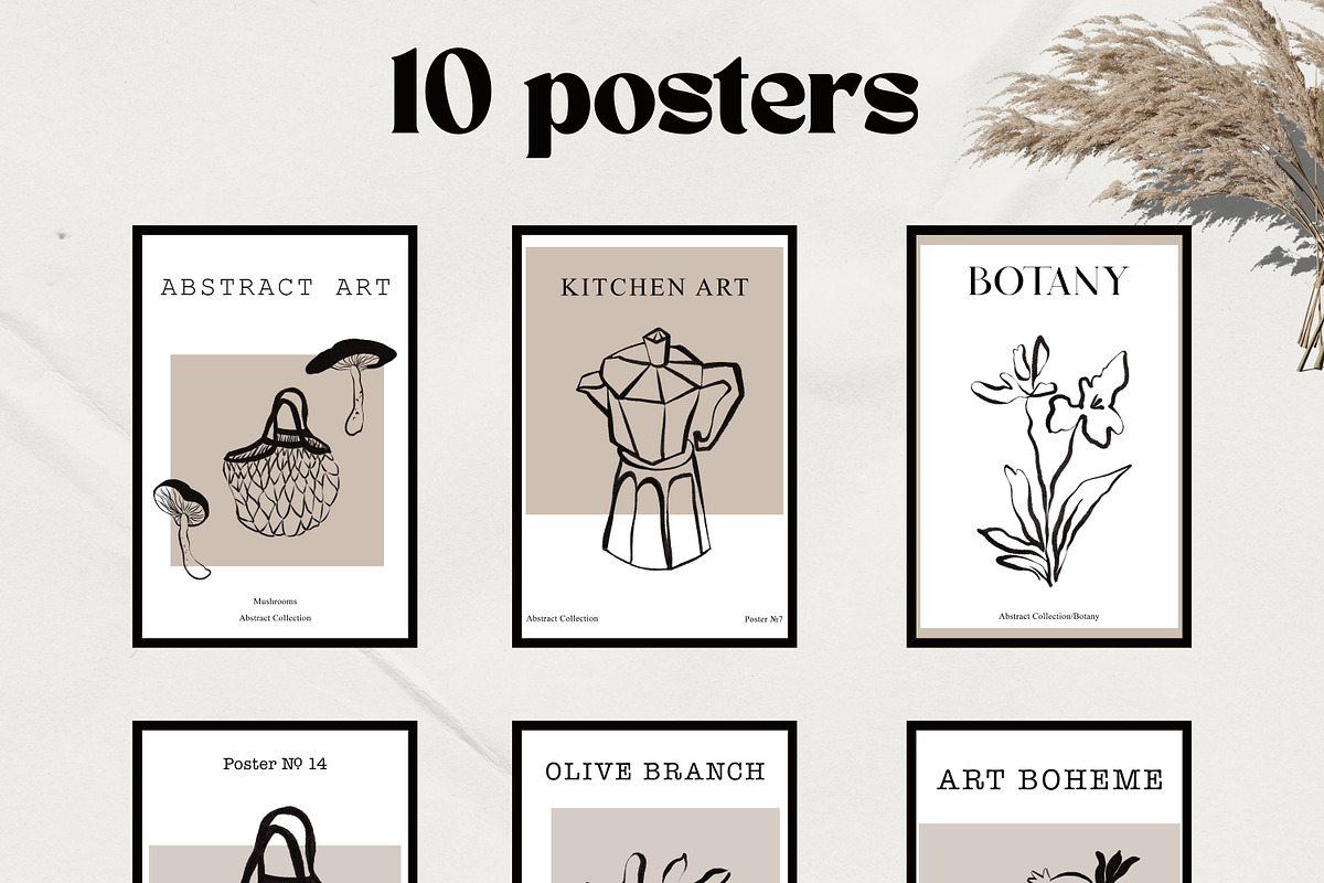 Modern Abstract Line Art, an Illustration by Kate Creative Studio (Photo 4 of 7)