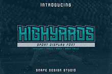 Highyards - Sport Font