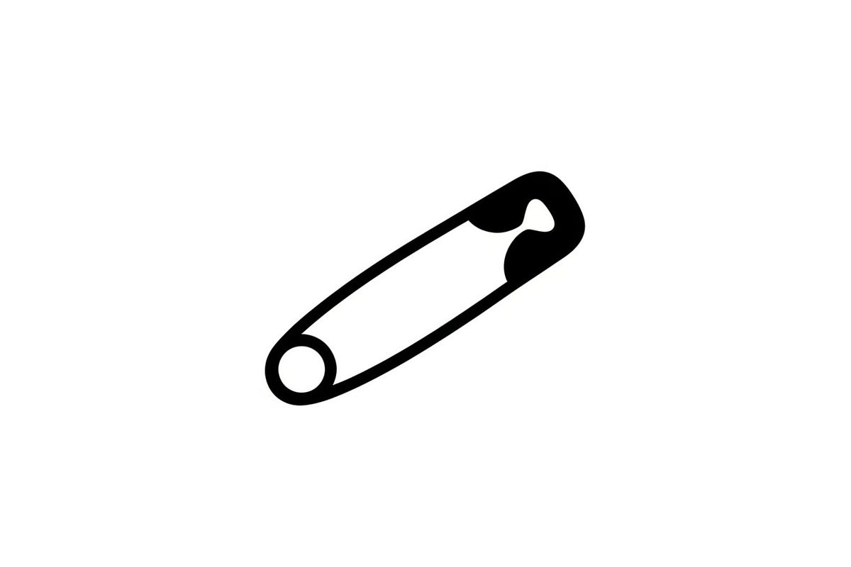 Safety Pin Vector Silhouette Bundle, an Illustration by Designs_River (Photo 10 of 20)