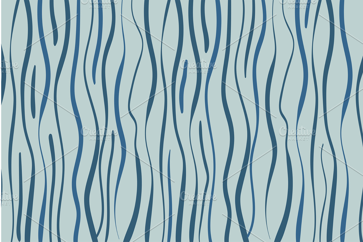 seamless pattern waves line, a Texture Illustration by studiogstock