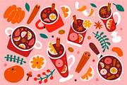 Mulled wine illustrations, a Decorative Illustration by Fave Brush (Thumbnail 2 of 8)