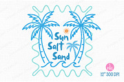 Summer Sun Salt Sand Hand Drawn PNG, an Illustration by Dream Creation (Thumbnail 1 of 7)