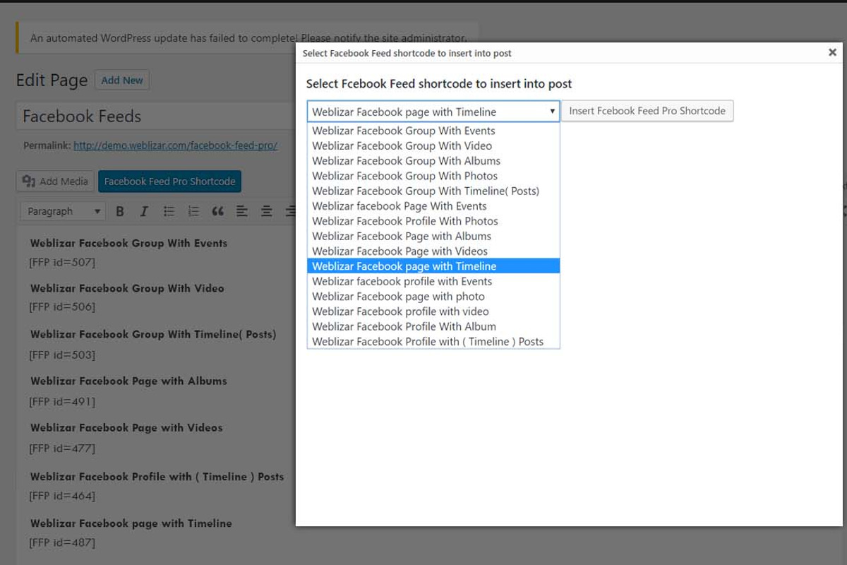 Facebook Feed Pro WordPress Plugin preview 2