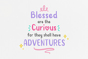 BeeHappy Font Duo with Doodles, a Script Font by TypeFairy (Thumbnail 7 of 8)